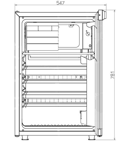 Kompressorkühlschrank / Autokühlschrank 12/24V ENGEL CK-100 SD90F-D-B  SAWAFUJI (HONDA) - Japonsko